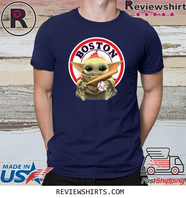 Baby Yoda love Boston Red Sox T-Shirt