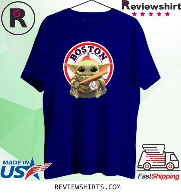 Baby Yoda love Boston Red Sox T-Shirt