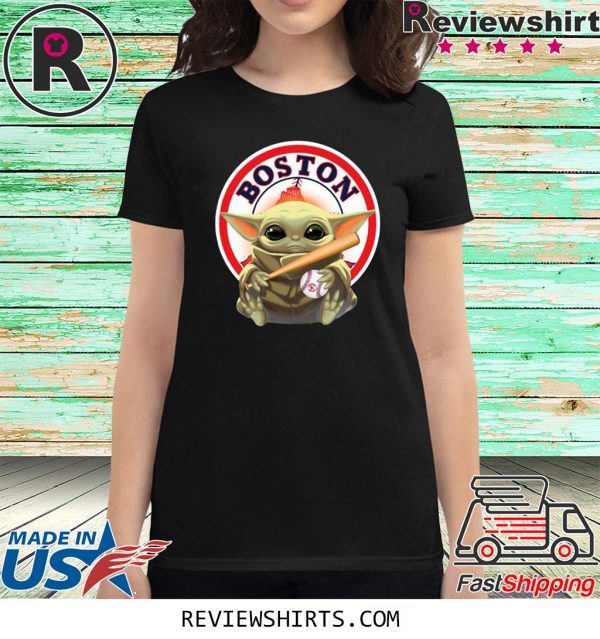 Baby Yoda love Boston Red Sox T-Shirt