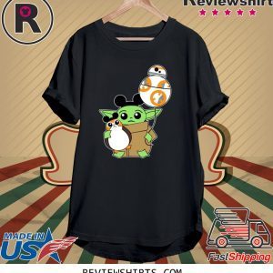 Baby Yoda Mickey Porg Shirt