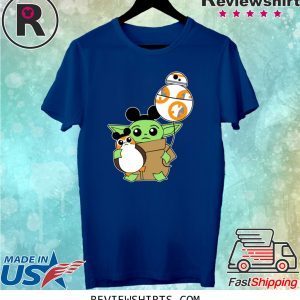 Baby Yoda Mickey Porg Shirt