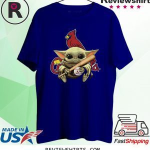 Baby Yoda St Louis Cardinals T-Shirt