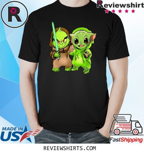 Baby Yoda and Baby Grinch Shirt