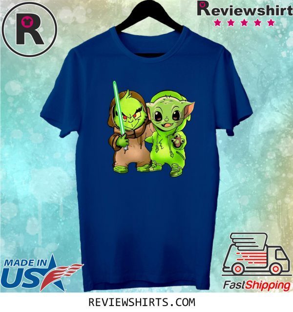 Baby Yoda and Baby Grinch Shirt