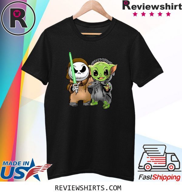 Baby Yoda and Jack Skellington Shirt