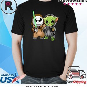 Baby Yoda and Jack Skellington Shirt