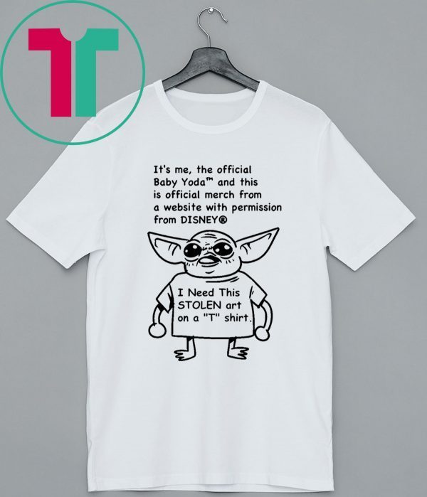 Baby Yoda and this is official merch T-Shirt