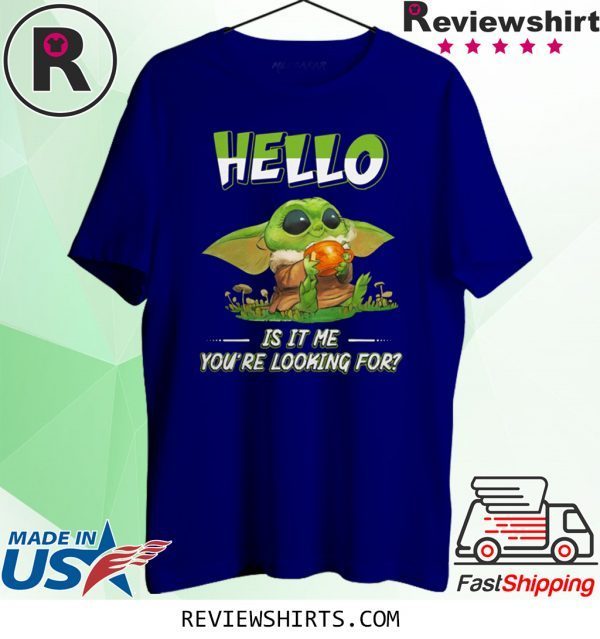 Baby Yoda hello is it me you're looking for t-shirt