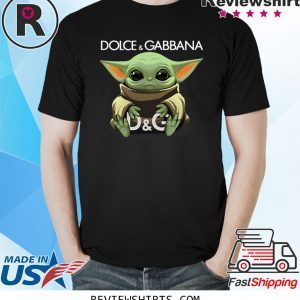 Baby Yoda hug Dolce and Gabbana Shirt