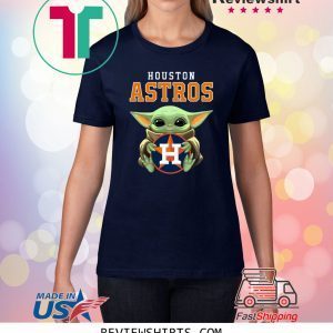 Baby Yoda Hug Houston Astros Tee Shirt