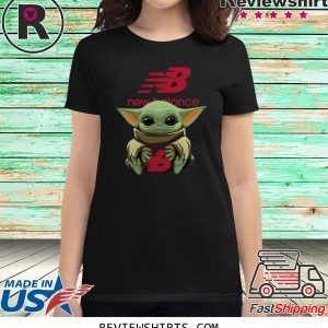 Baby Yoda hug New Balance T-Shirt