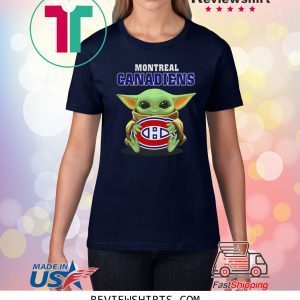 Baby yoda montreal canadiens shirt