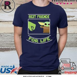 Best Friends For Life Baby Yoda Tee Shirt