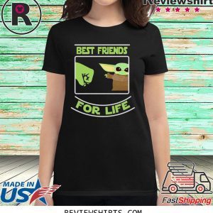 Best Friends For Life Baby Yoda Tee Shirt