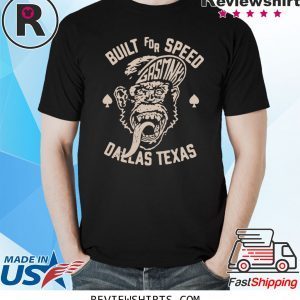 Built For Speed Gas Monkey Dallas Texas T-Shirt