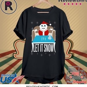 COKE SANTA LET IT SNOW SHIRT