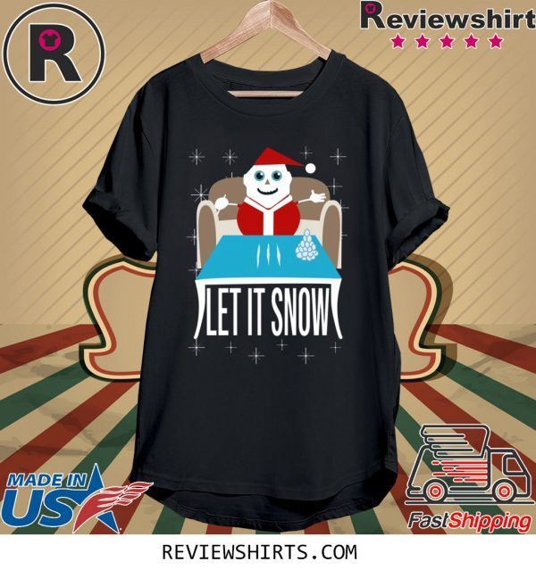 COKE SANTA LET IT SNOW SHIRT