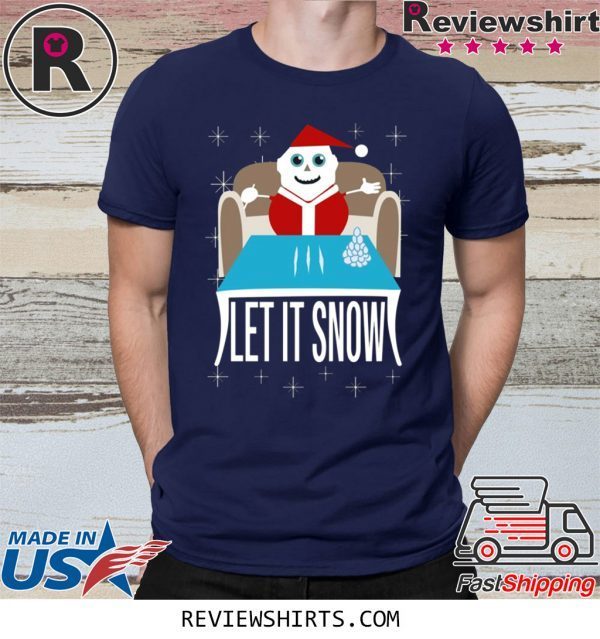 COKE SANTA LET IT SNOW SHIRT