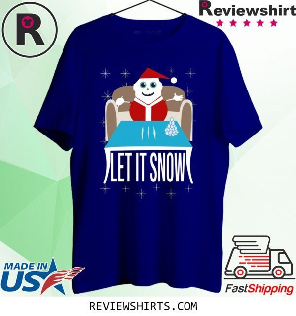 COKE SANTA LET IT SNOW SHIRT