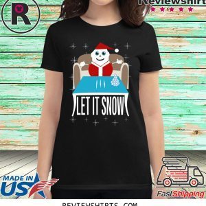 COKE SANTA LET IT SNOW SHIRT