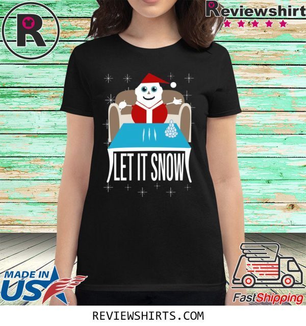 COKE SANTA LET IT SNOW SHIRT