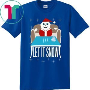 COKE SANTA LET IT SNOW SHIRT