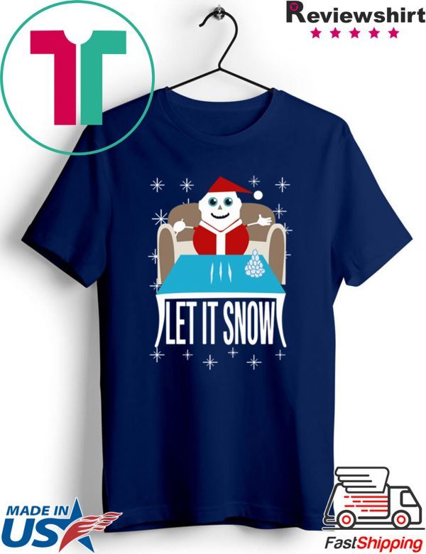 Cocaine Santa Let It Snow Walmart T-Shirt