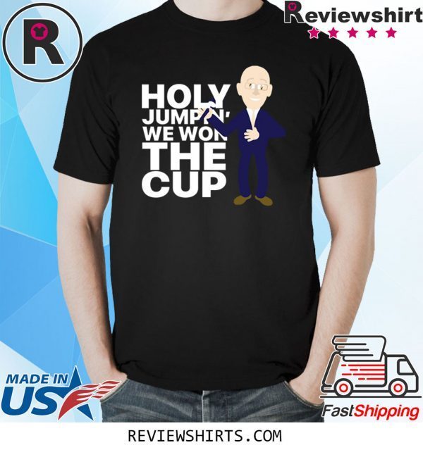 Darren Pang Holy Jumpin' We Won The Cup Blues T-Shirt