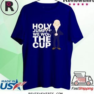 Darren Pang Holy Jumpin' We Won The Cup Blues T-Shirt