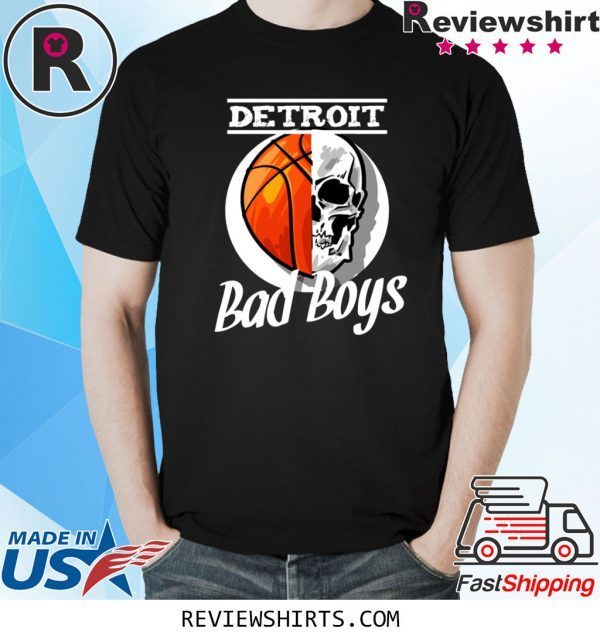 Detroit Bad Boys Skull T-Shirt