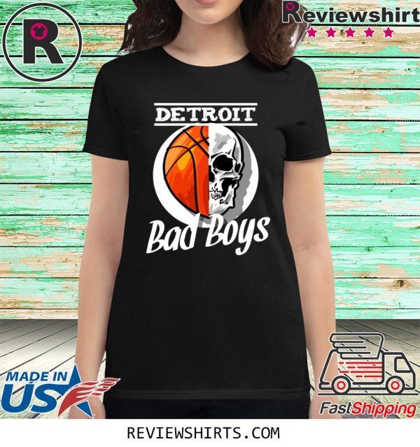 Detroit Bad Boys Skull T-Shirt