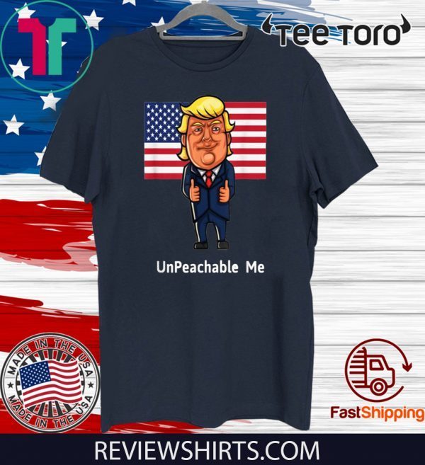 Diva Duds UNPEACHABLE ME Trump Anti Vote Impeachment T-Shirt