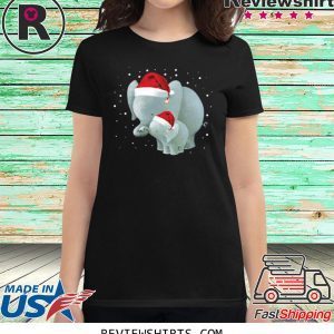 Elephants Mom And Baby Christmas 2020 T-Shirt