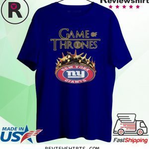 Game Of Thrones Crown New York Giants T-Shirt