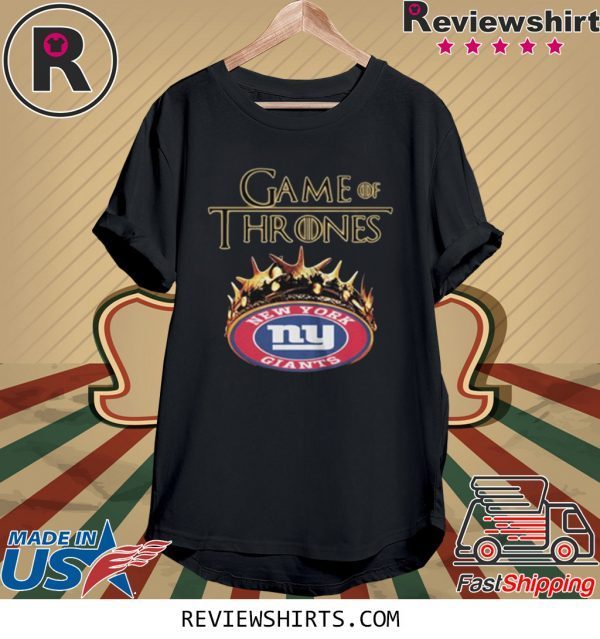 Game Of Thrones Crown New York Giants T-Shirt