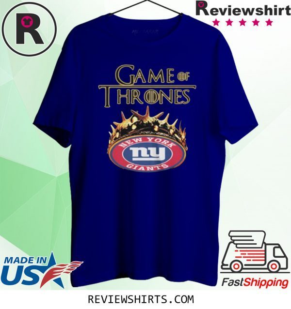 Game Of Thrones Crown New York Giants T-Shirt