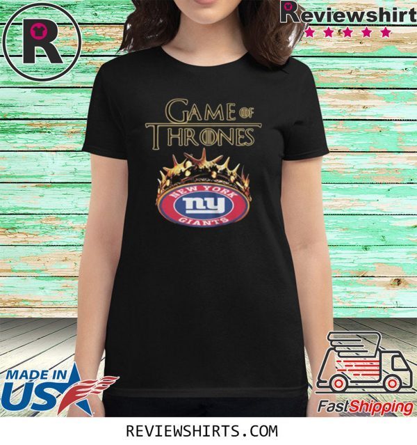 Game Of Thrones Crown New York Giants T-Shirt