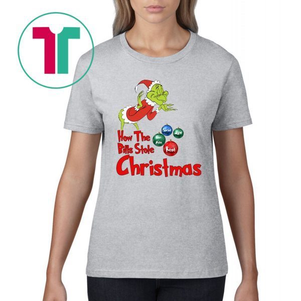 Grinch how the bills stole Christmas Xmas T-Shirt