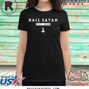 Hail Satan EST 666 Tee Shirt