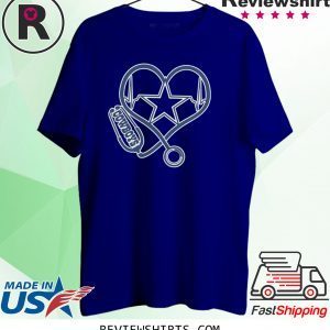 Heartbeat Nurse Love Dallas Cowboys T-Shirt