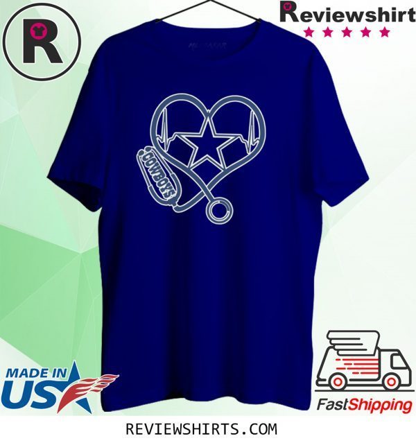 Heartbeat Nurse Love Dallas Cowboys T-Shirt