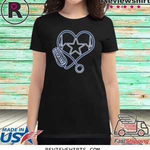 Heartbeat Nurse Love Dallas Cowboys T-Shirt