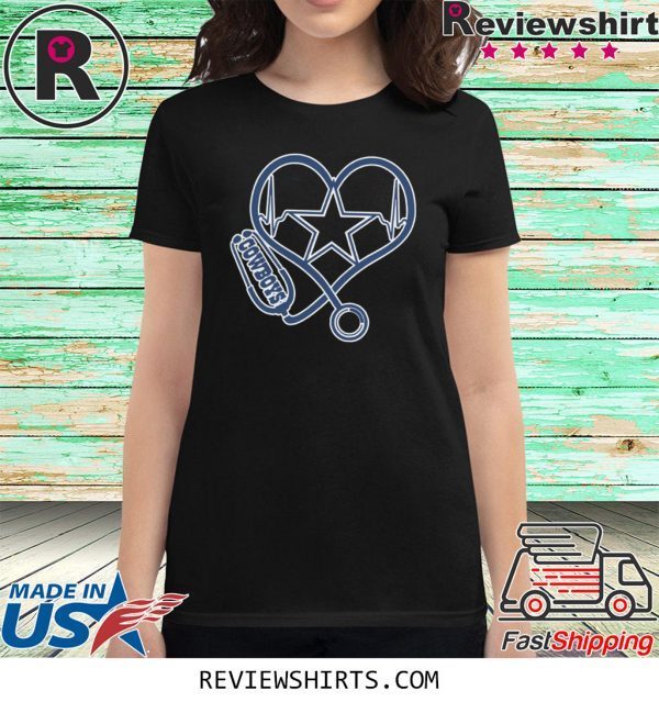 Heartbeat Nurse Love Dallas Cowboys T-Shirt