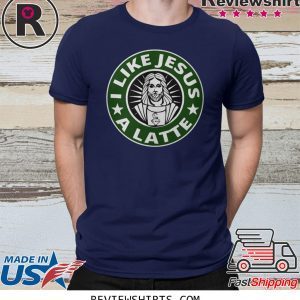 I LIKE JESUS A LATTE STARBUCKS T-SHIRT