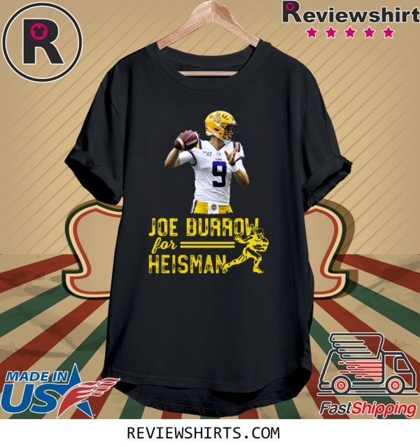 Joe Burrow Louisiana For Heisman College Football 2020 T-Shirt