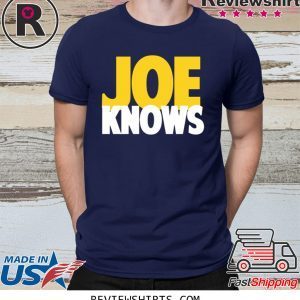 Joe Knows Joe Burrow Heisman Louisiana Football Fan Tee Shirt