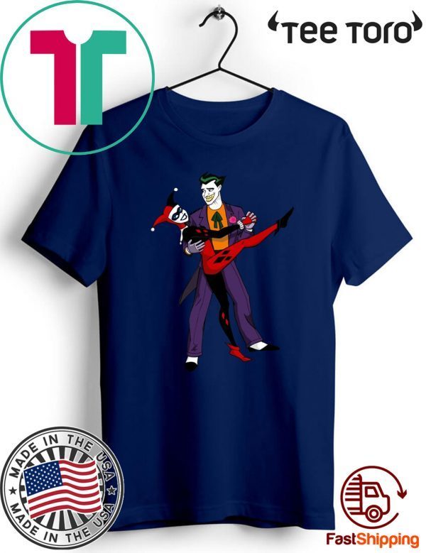 Joker And Harley Quinn Dancing Joker And Harley Quinn Offcial T-Shirt