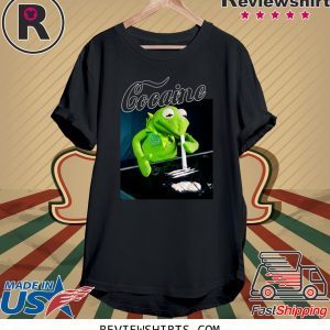 Kermit the frog doing coke funny shirt