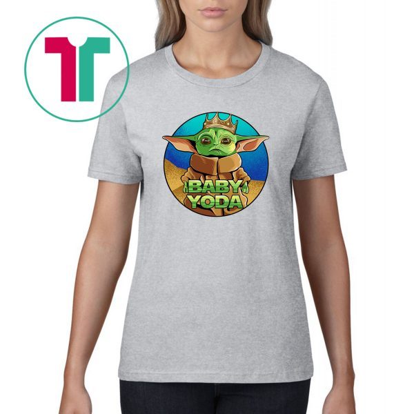 King Baby Yoda The Mandalorian Tee Shirt