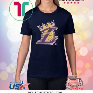 LEBRON JAMES LOS ANGELES LAKERS CROWN T-SHIRT